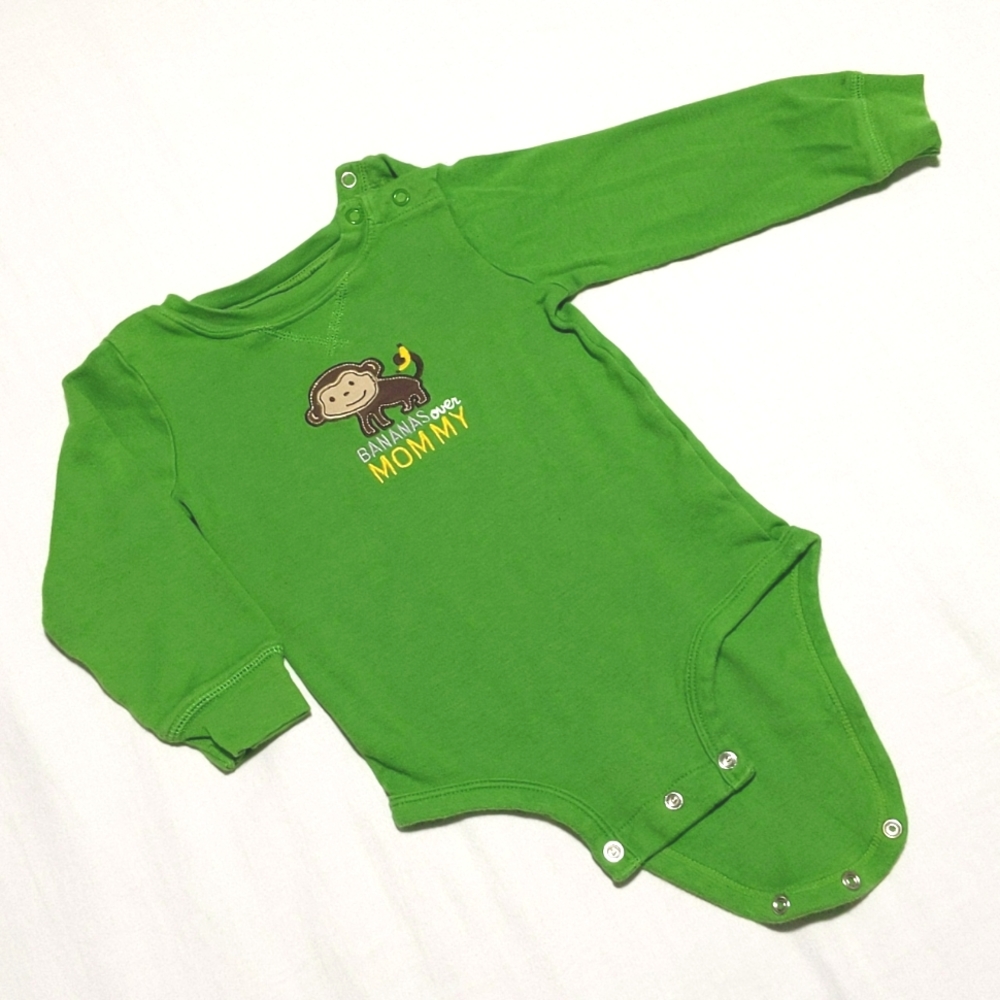 5 for $10! 18 mo Carter Brand Bananas Over Mommy Long Sleeve Onesie